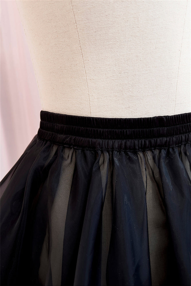 
                      
                        Bow Tie Black Pleated A-line Short Dress
                      
                    