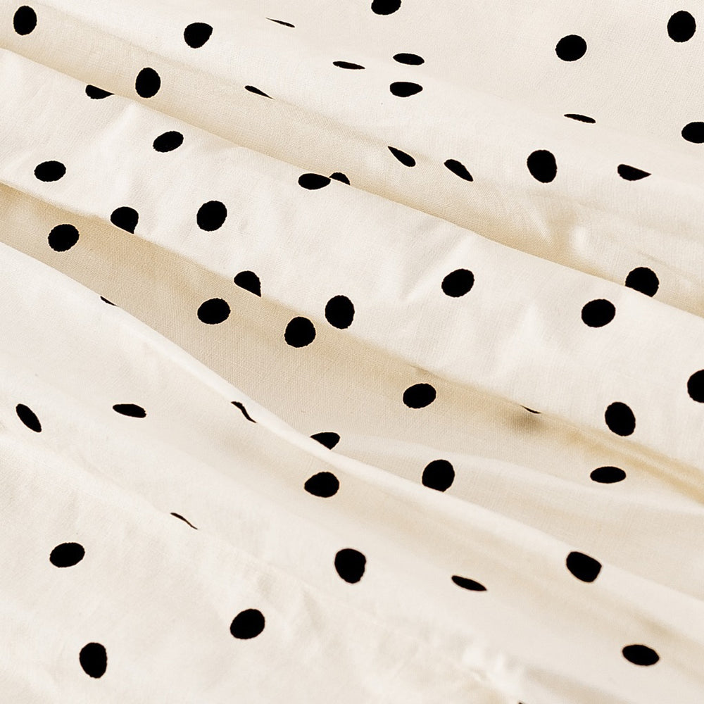 
                      
                        Cap Sleeves White Polka Dots Short Dress
                      
                    