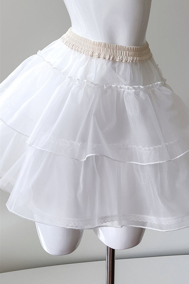 
                      
                        Cold Shoulder White Sequin Tulle Short Dress
                      
                    