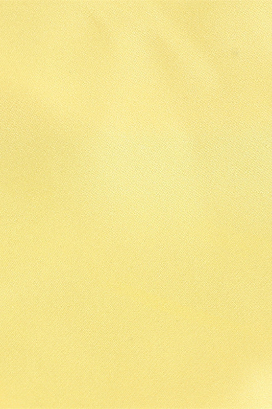 
                      
                        Cowl Neck Yellow Back Bow A-line Short Dress
                      
                    