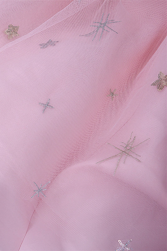 
                      
                        Crew Neck Pink Appliques Flower Girl Dress with Pearls
                      
                    