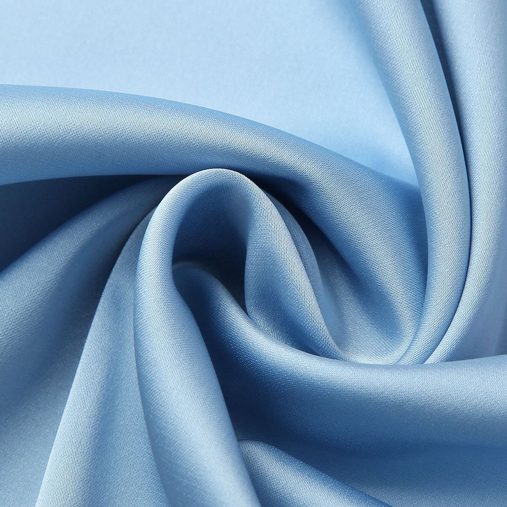 
                      
                        Halter Blue Lace Stitching A-line Long Dress
                      
                    