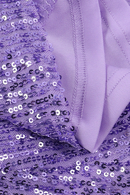 
                      
                        Halter Purple Sequin Column Long Dress with Slit
                      
                    