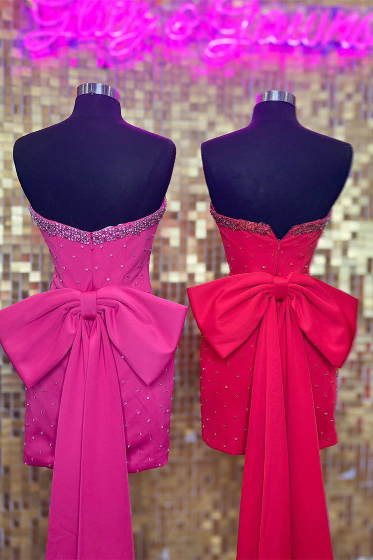 Blue Strappy Back Bow Dress