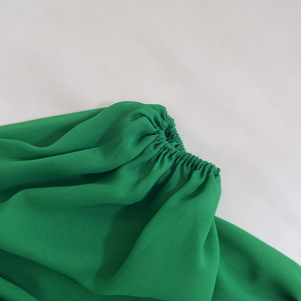 
                      
                        Long Sleeves Green Button Front Long Dress
                      
                    