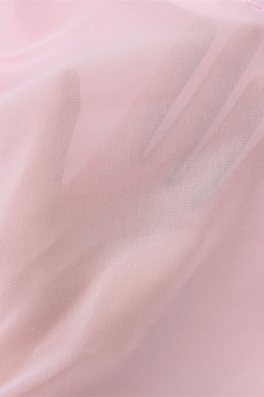 
                      
                        Long Sleeves Pink Lace Mermaid Long Dress
                      
                    