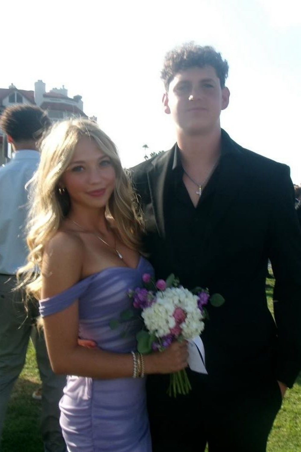 Off the Shoulder Pink Tight Short Tulle Dress