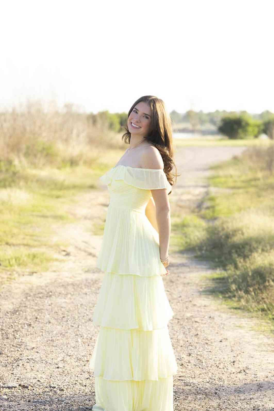 Off the Shoulder Pink Pleated Tiered Long Dress