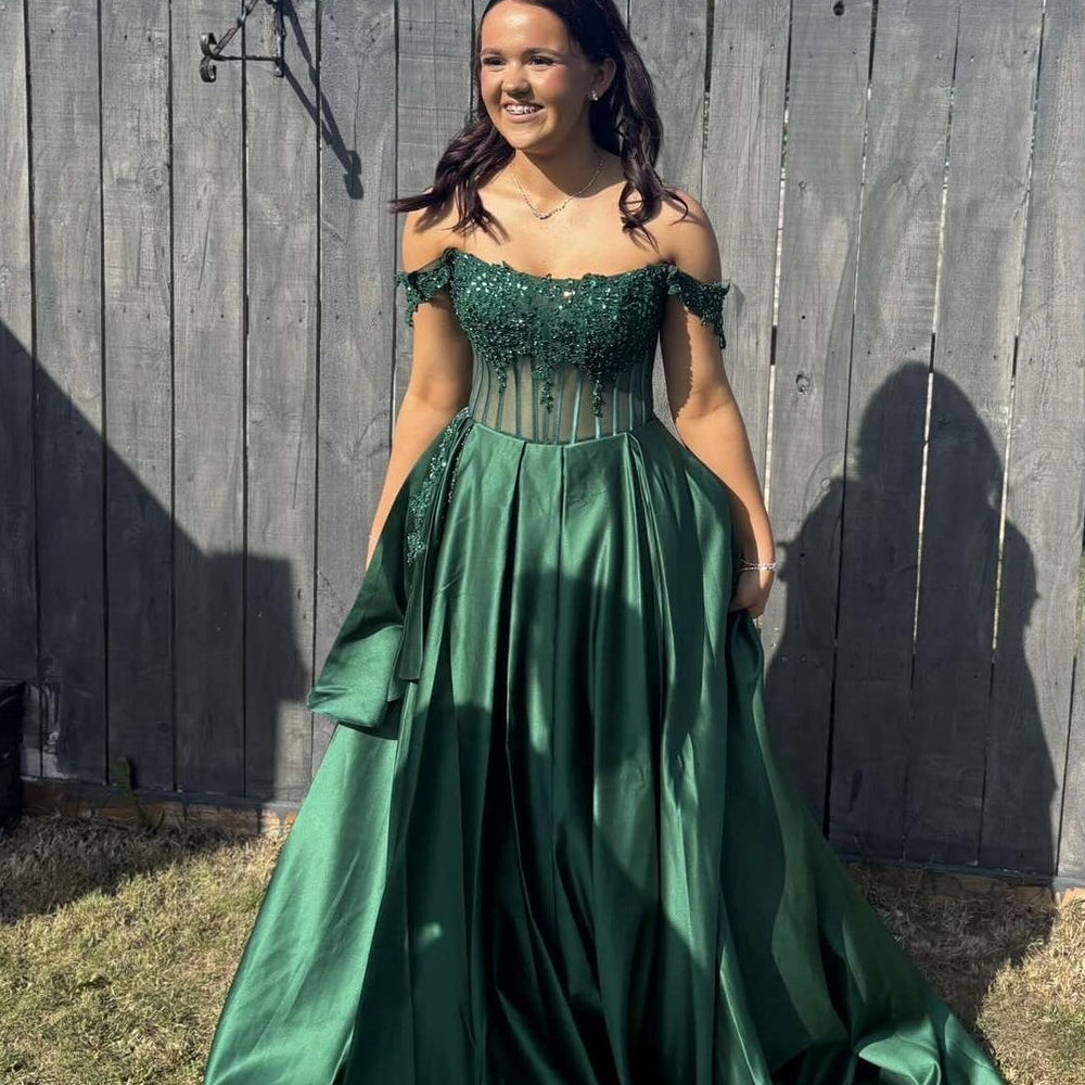 sachin and babi light blue dress Dark Green Prom Dresses - Long & Short Prom Gowns main image 0
