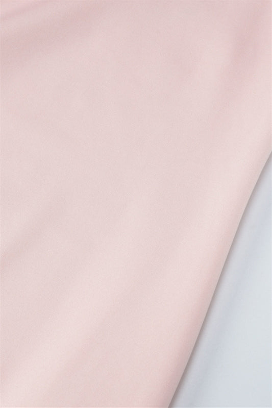 
                      
                        Off the Shoulder Pink A-line Long Dress with a Scarf
                      
                    