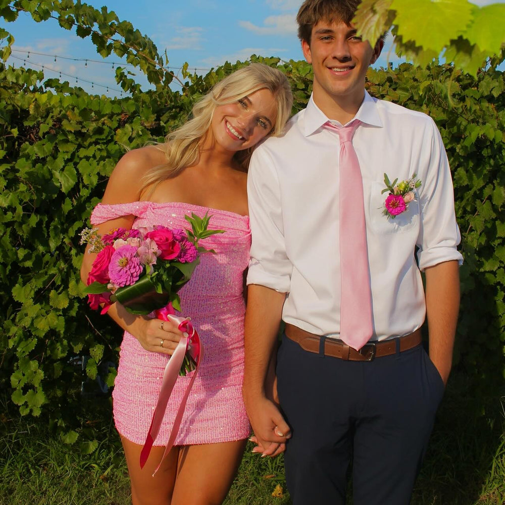 
                      
                        Off the Shoulder Pink Ruched Sequin Short Dress
                      
                    