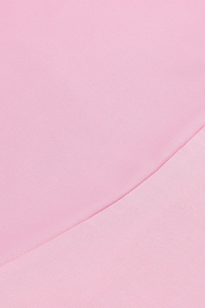 
                      
                        One Shoulder Pink Back Tie Sheath Long Dress
                      
                    