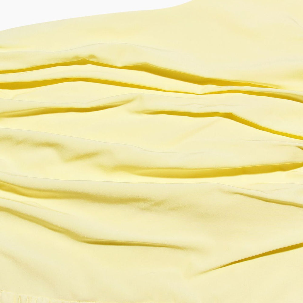 
                      
                        One Shoulder Yellow Ruched Short Dress with Bow
                      
                    