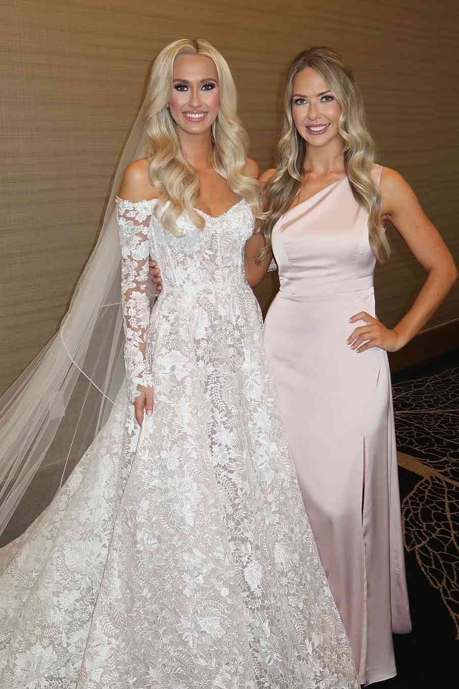 One Shoulder Butter Satin Bridesmaid Dress with Slit