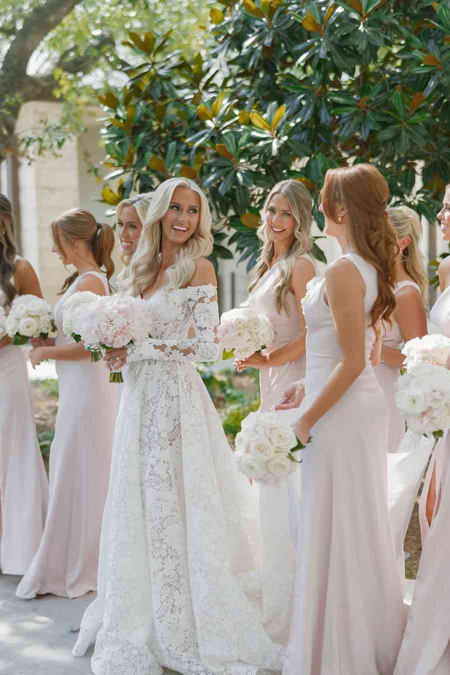 One Shoulder Butter Satin Bridesmaid Dress with Slit