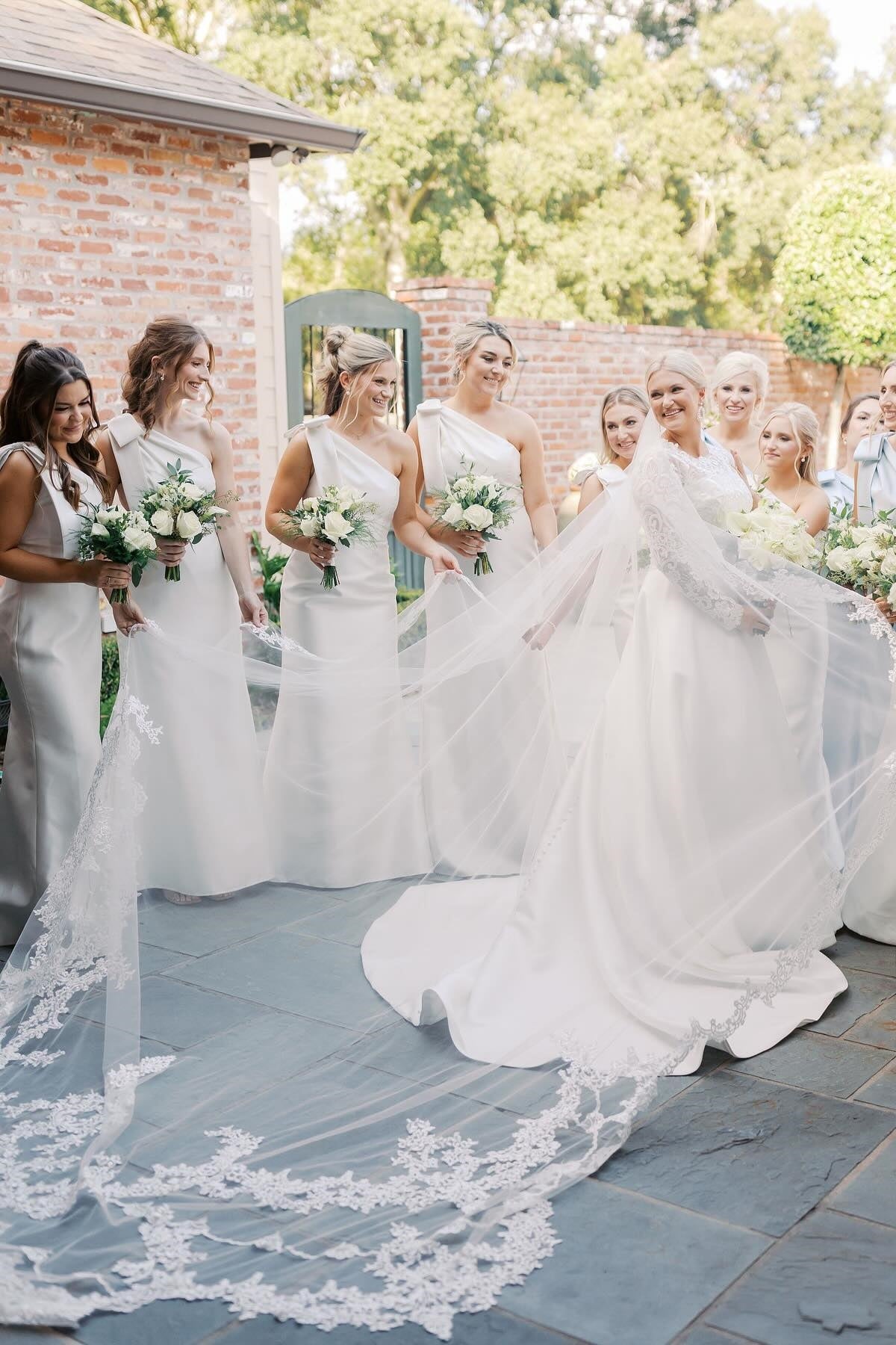 One Shoulder Dusty Blue Mermaid Bridesmaid Dresses