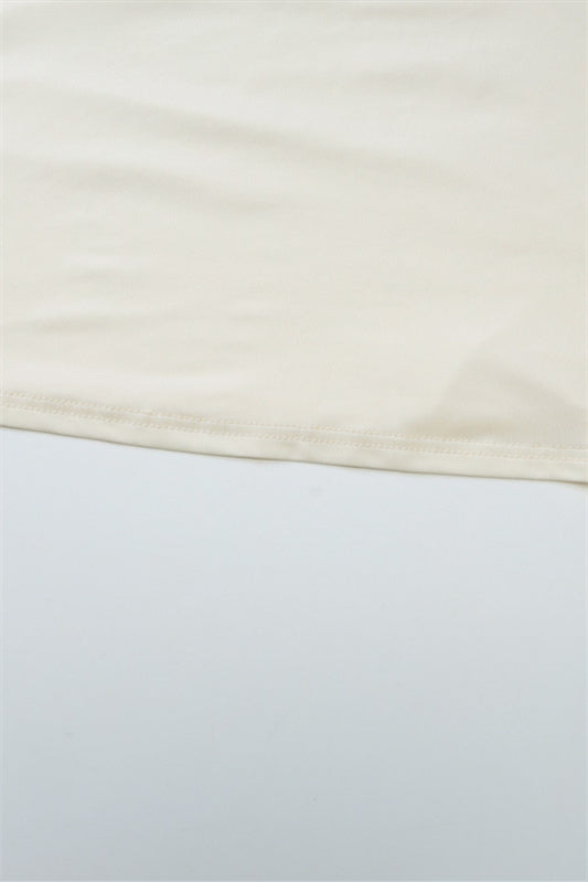 
                      
                        Plunge Neck Light Yellow Side Twist Long Dress
                      
                    
