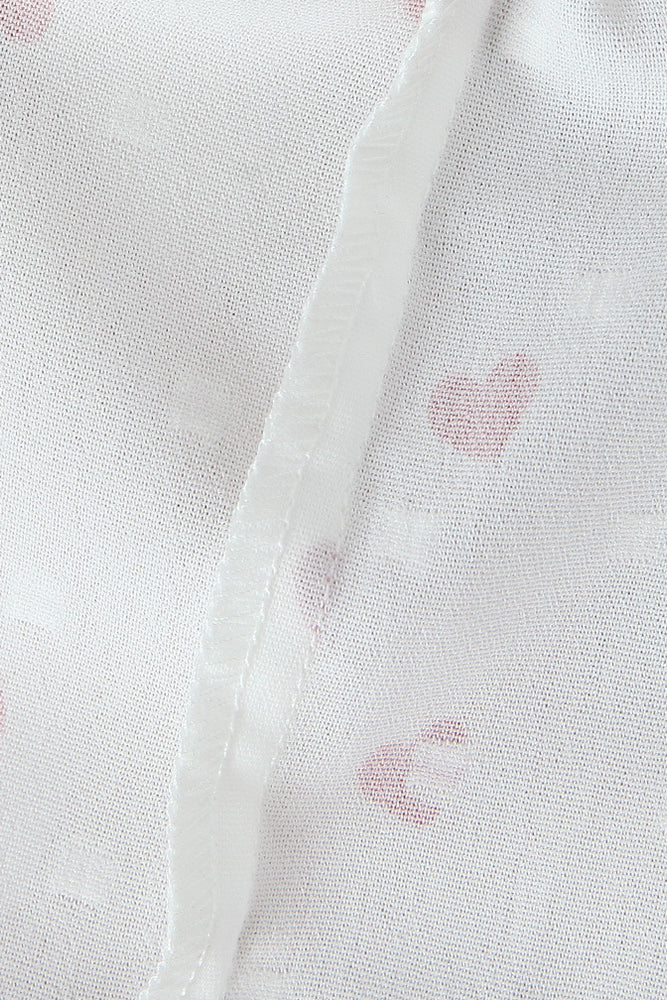 
                      
                        Puff Sleeves White Floral Print A-line Short Dress
                      
                    