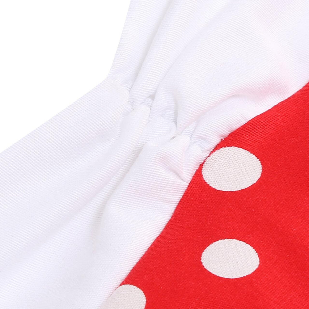 
                      
                        Red 1950s Polka Dots Halter Big Swing Dress
                      
                    