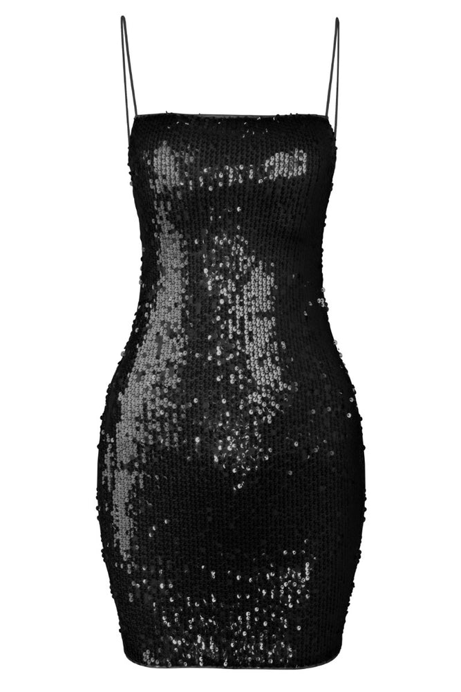 
                      
                        Spaghetti Straps Light Blue Bodycon Sequin Short Dress
                      
                    