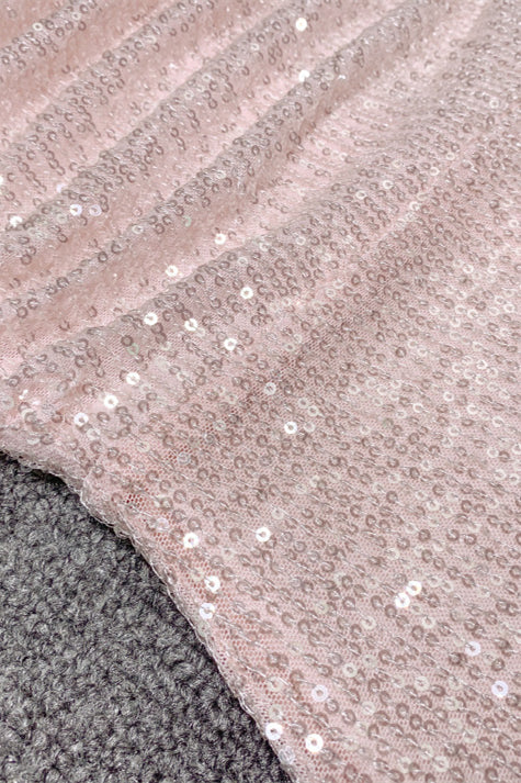 
                      
                        Spaghetti Straps Light Pink Sequin Column Long Dress
                      
                    