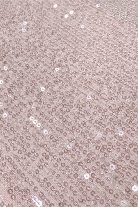 
                      
                        Spaghetti Straps Light Pink Sequin Column Long Dress
                      
                    