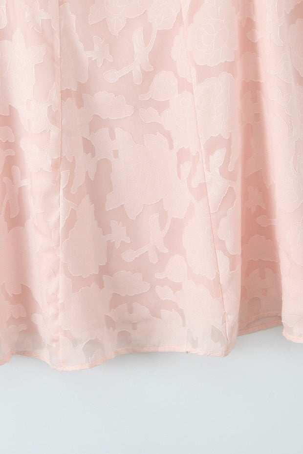 
                      
                        Spaghetti Straps Pink Floral Long Dress
                      
                    