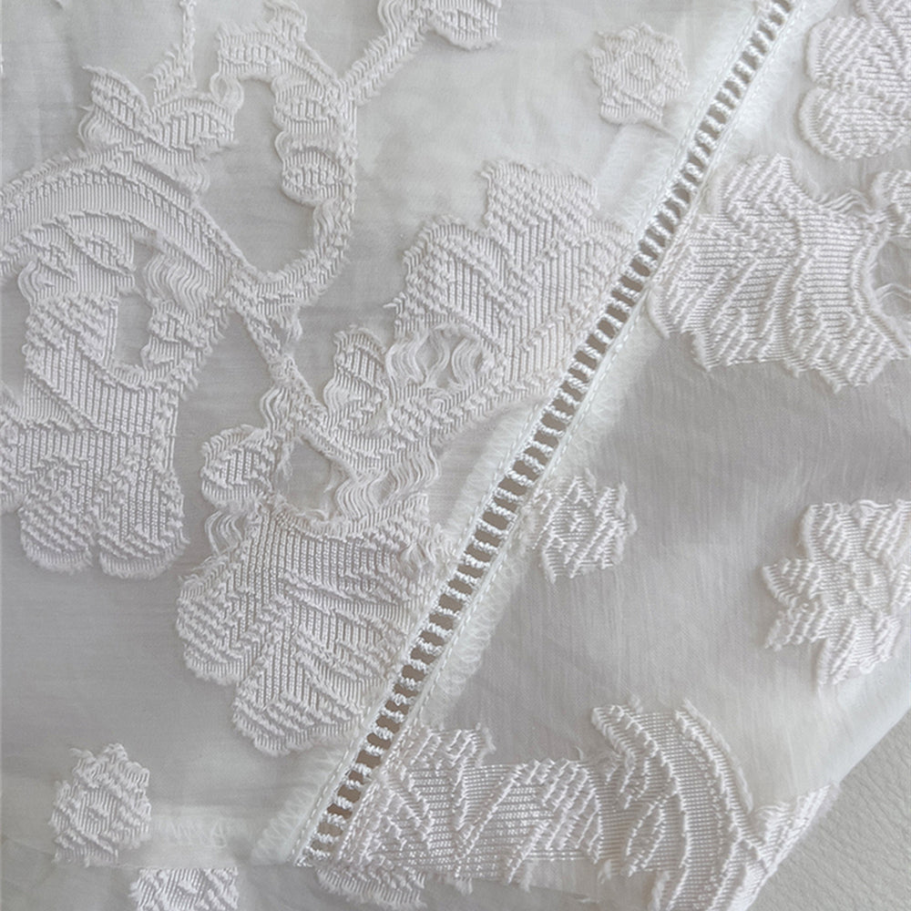
                      
                        Spaghetti Straps White Jacquard Long Dress
                      
                    
