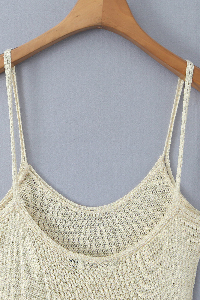 
                      
                        U-Neck Apricot Ruffled Hem Knit Short Dress
                      
                    