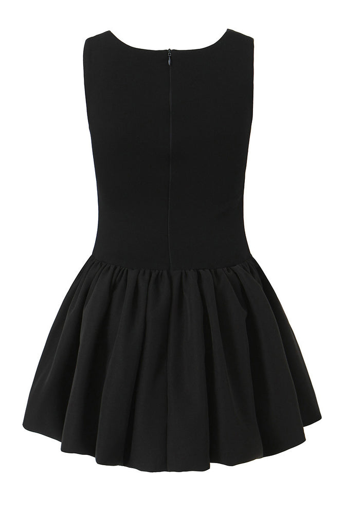 
                      
                        Square Neck Beige High Waist A-line Short Dress
                      
                    