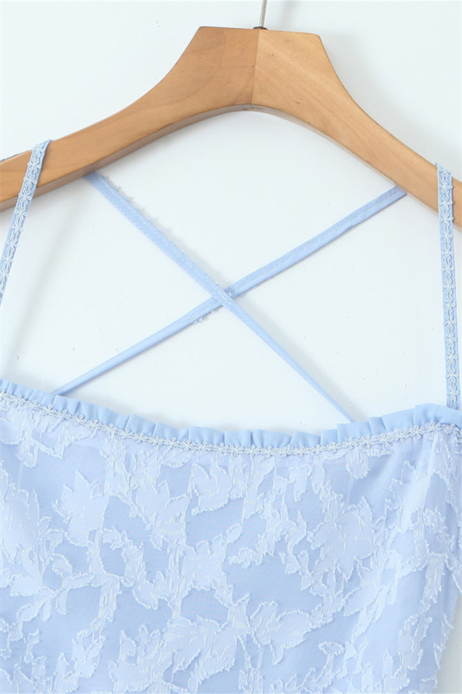 
                      
                        Square Neck Blue Mermaid Lace Long Dress
                      
                    