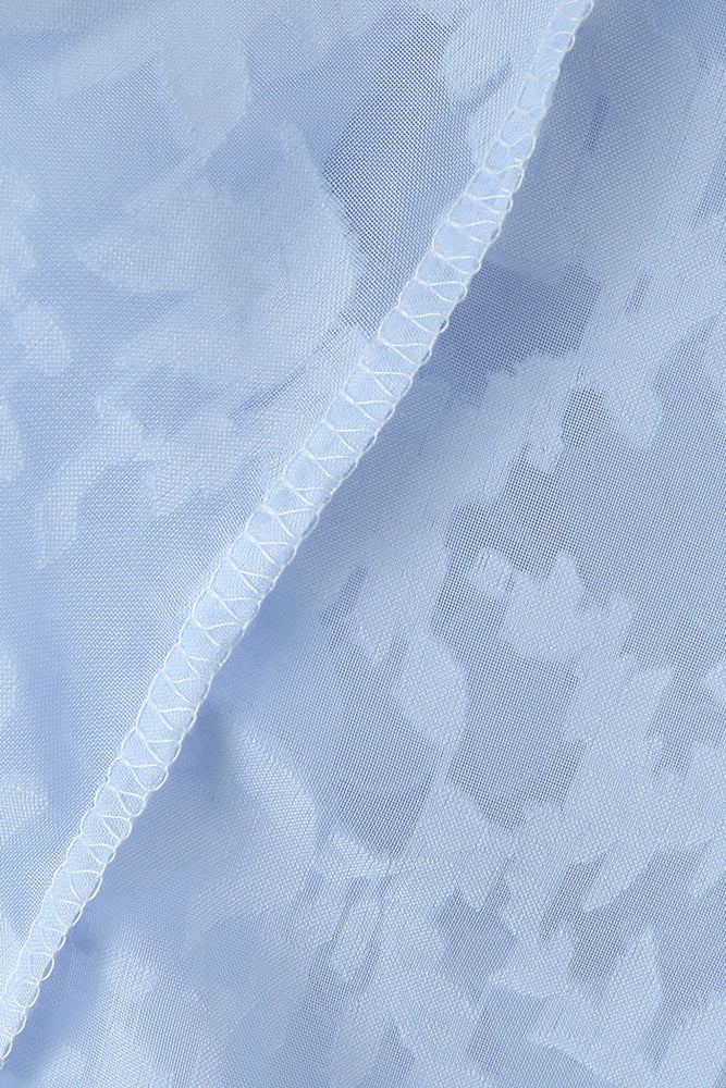 
                      
                        Square Neck Blue Mermaid Lace Long Dress
                      
                    