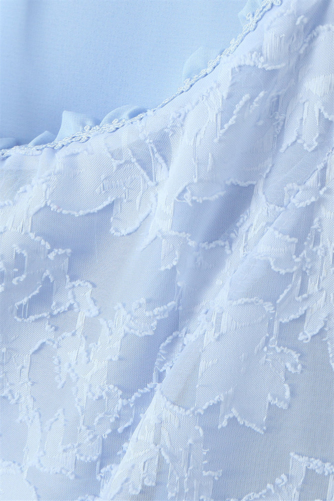 
                      
                        Square Neck Blue Mermaid Lace Long Dress
                      
                    