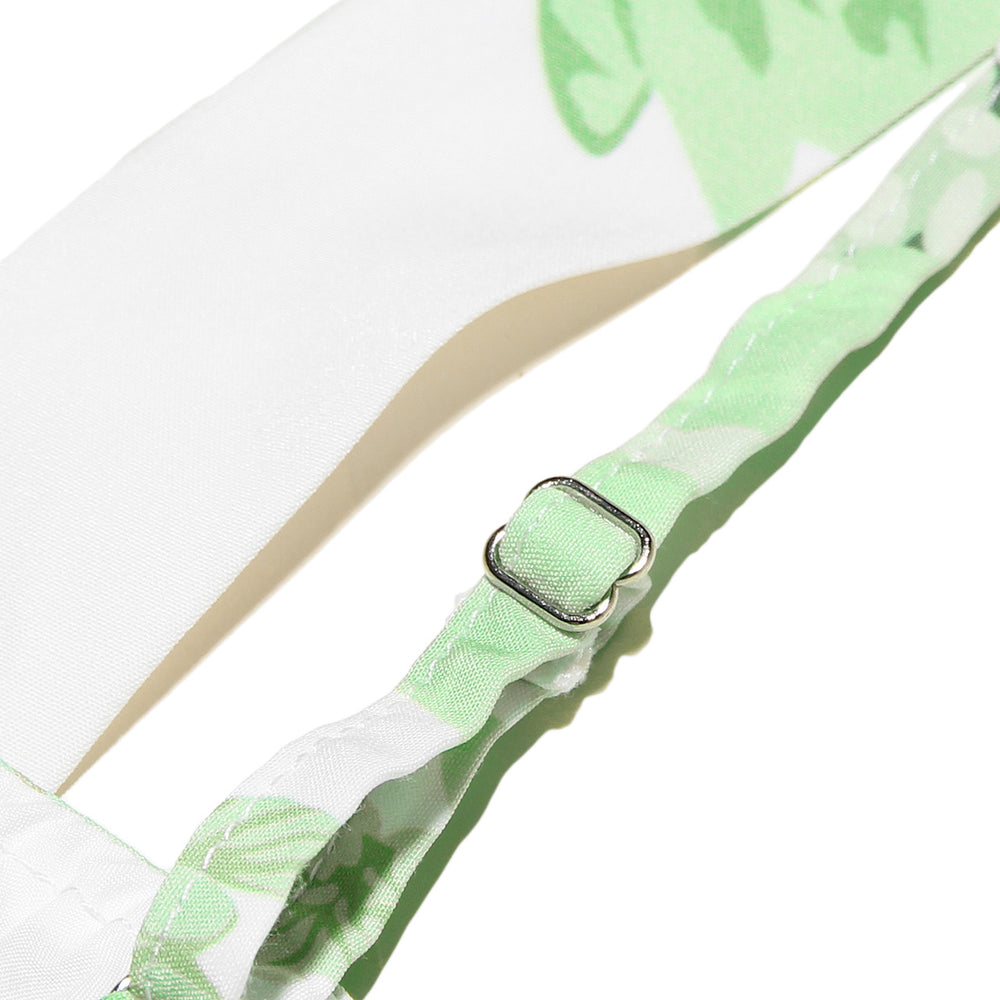 
                      
                        Square Neck Green Floral Print A-line Short Dress
                      
                    