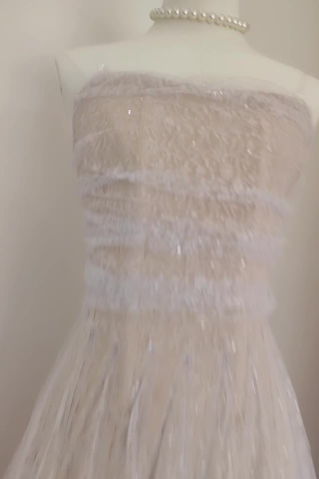 
                      
                        Square Neck Lilac Lace Ruched A-line Long Dress
                      
                    