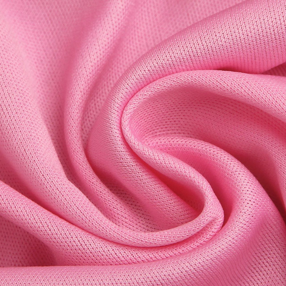 
                      
                        Square Neck Pink Ruffled Hem Sequin Short Dress
                      
                    