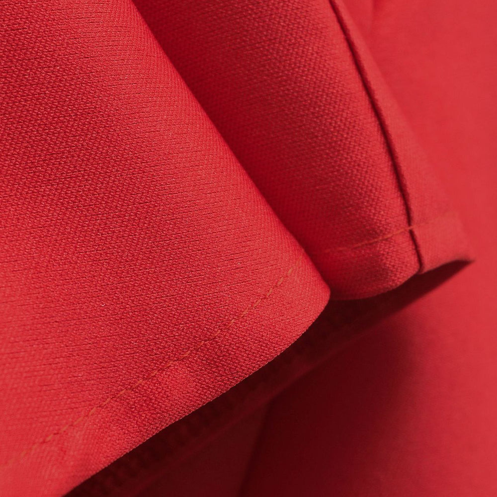 
                      
                        Square Neck Red Pleated A-line Short Dress
                      
                    