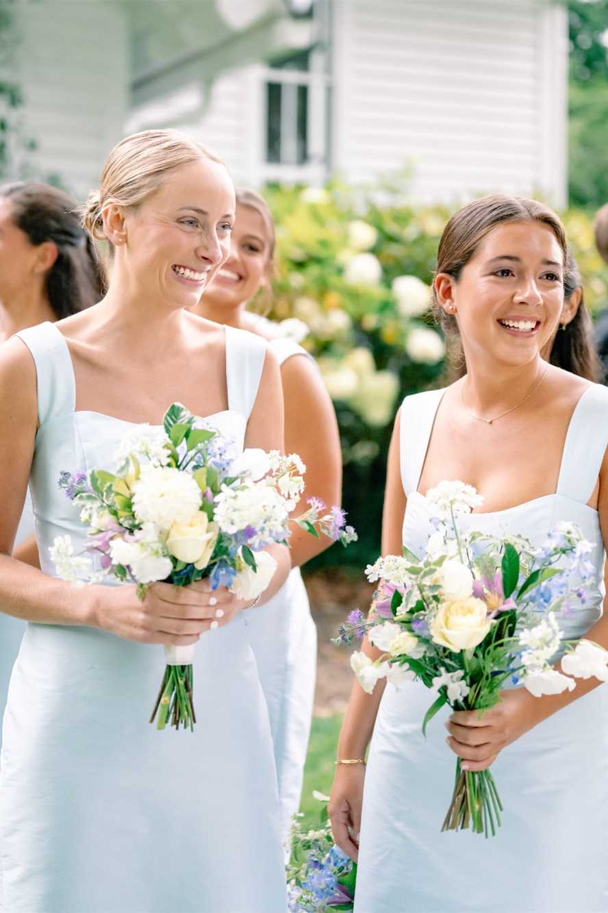 Square Neack Dusty Sage Sheath Bridesmaid Dress