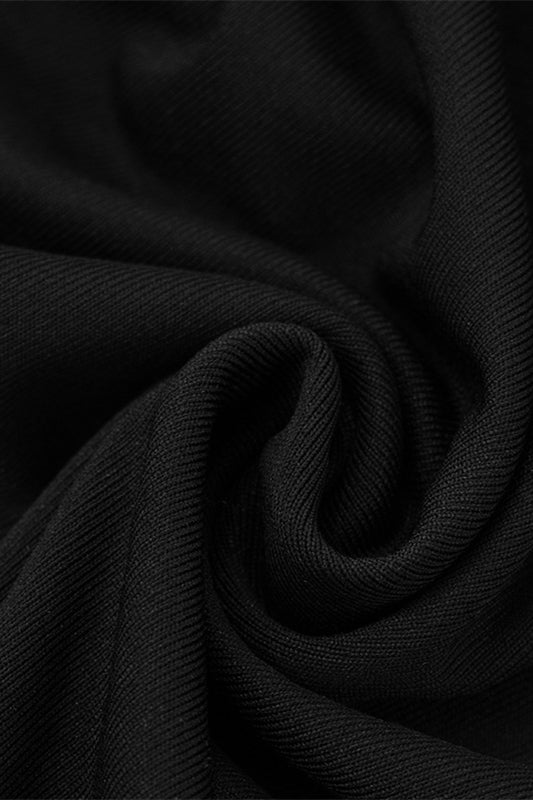 
                      
                        Strapless Black Double Twist A-line Long Dress
                      
                    