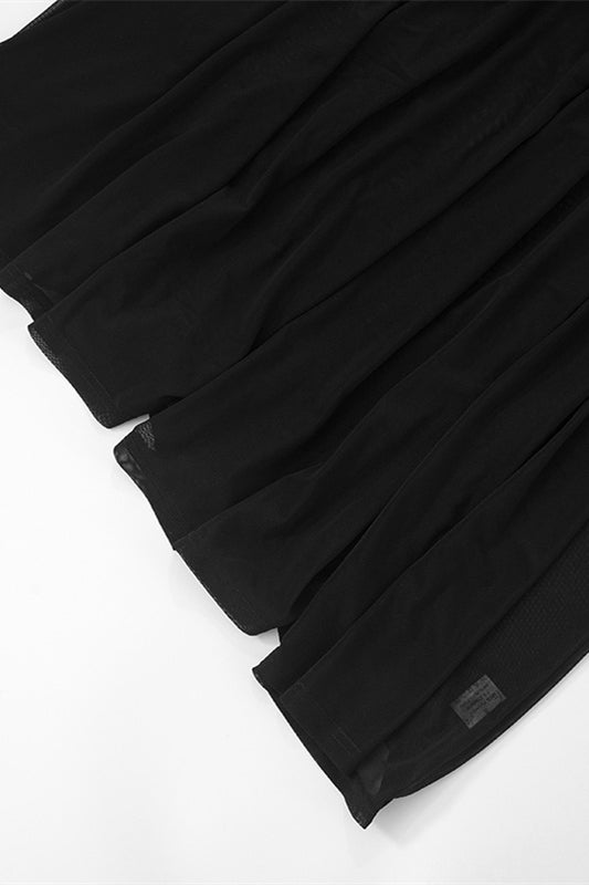 
                      
                        Strapless Black Double Twist A-line Long Dress
                      
                    