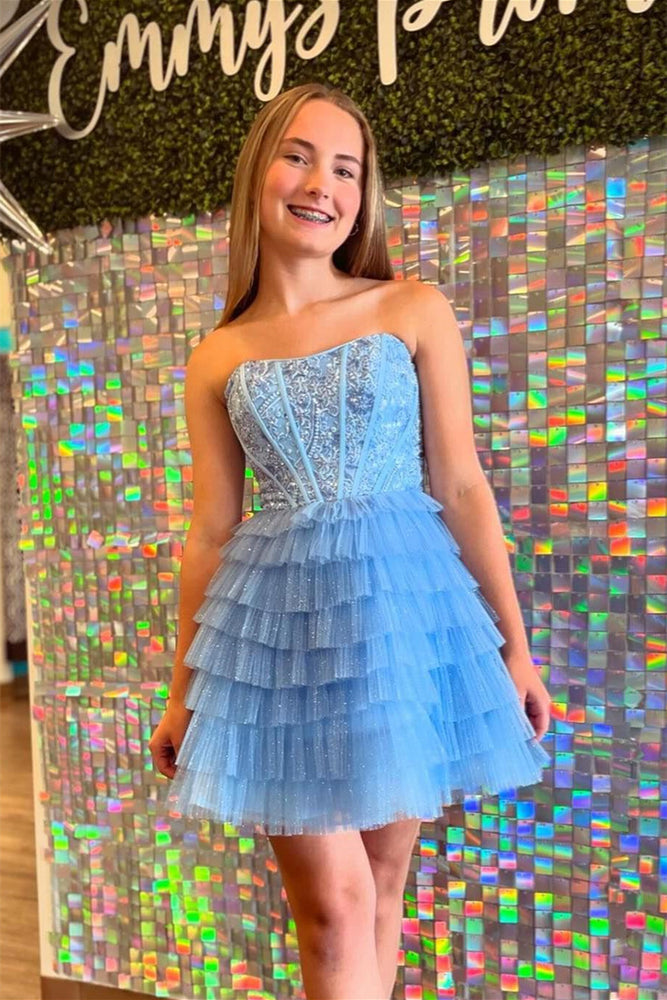 short lavender homecoming dress A Line V-Neck Halter Lavender Homecoming Dresses, Short Prom Dress,Swe Demodresses