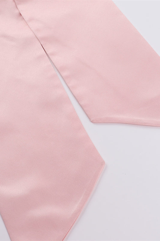 
                      
                        Strapless Pink Back Bow A-line Bud Dress
                      
                    