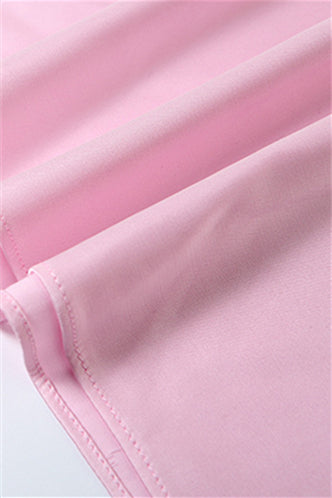 
                      
                        Strapless Pink Lace Stitching Maxi Dress
                      
                    