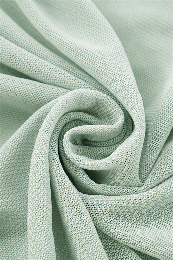 
                      
                        Strapless Sage Green Ruched Short Dress with Cut-out
                      
                    