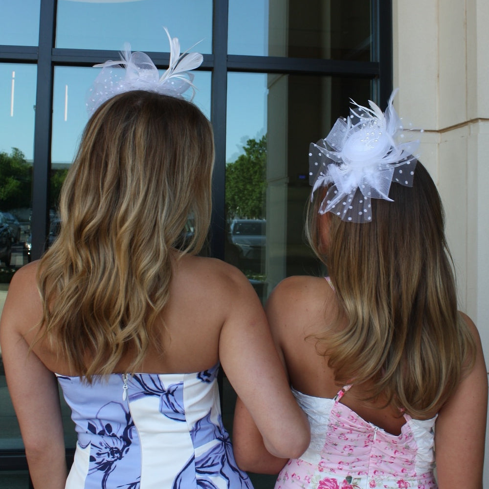
                      
                        Strapless White and Blue Floral Print Short Dress
                      
                    