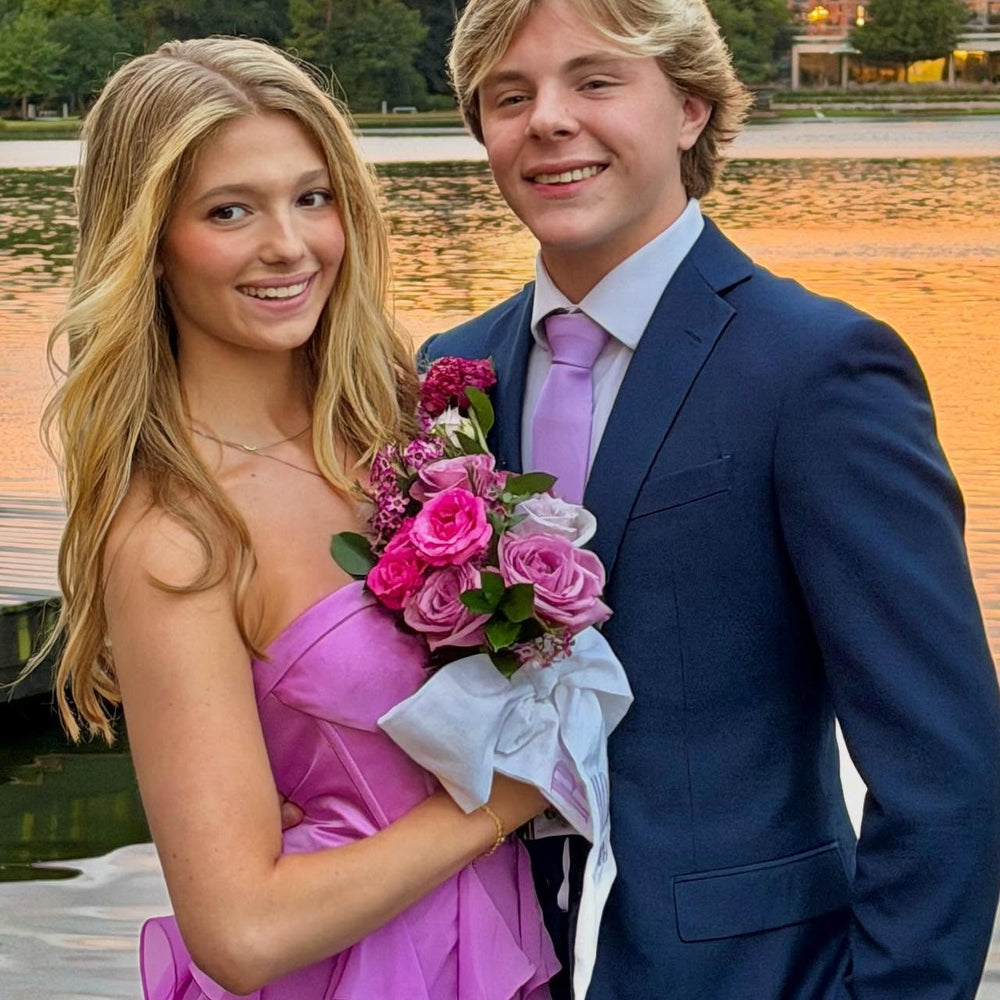 
                      
                        Strapless Yellow Ruffled Short Short Dress with Bow
                      
                    