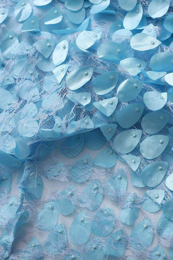 
                      
                        Strapless Blue Teardrop Sheath Long Dress
                      
                    