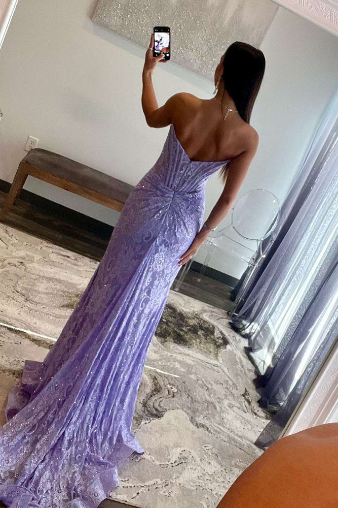 
                      
                        Strapless Emerald Green Lace Mermaid Long Dress
                      
                    