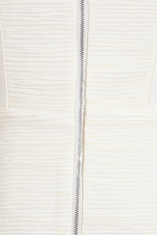 
                      
                        Straps Apricot Pleated Long Dress with Slit
                      
                    