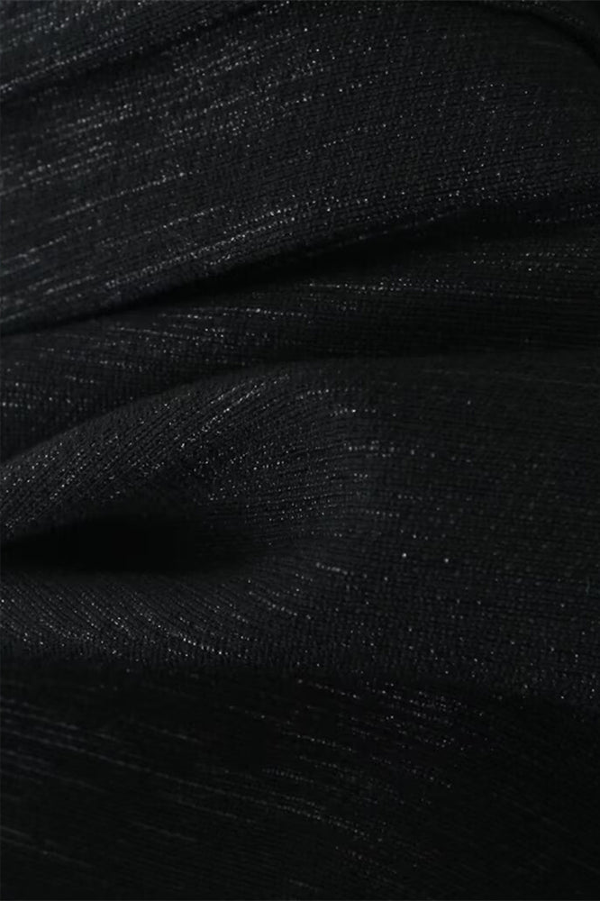 
                      
                        Straps Black Lace Stitching Tiered Short Dress
                      
                    